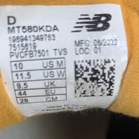 New Balance 580 Men’s Sneakers “ Washed Burgundy “ Shoe Size- 10 - Picture 11 of 11